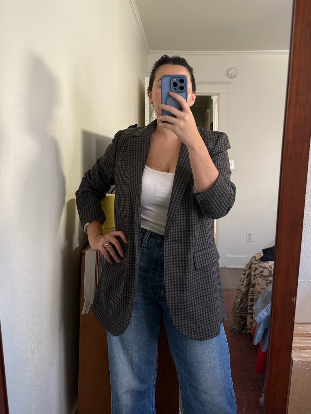 Madewell Larsen Blazer in Plaid